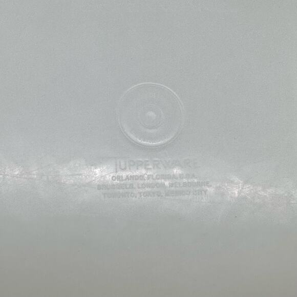 Tupperware Cheese & Cracker Container Rectangular Clear Set Kitchenware Storage - Picture 8 of 12